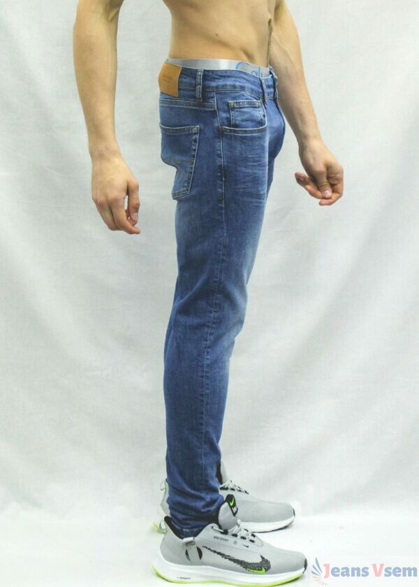 Синие джинсы с потертостями арт. 12935/20 Jeans Vsem