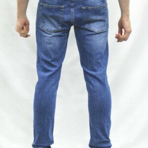 Синие джинсы с потертостями арт. 12935/20 Jeans Vsem