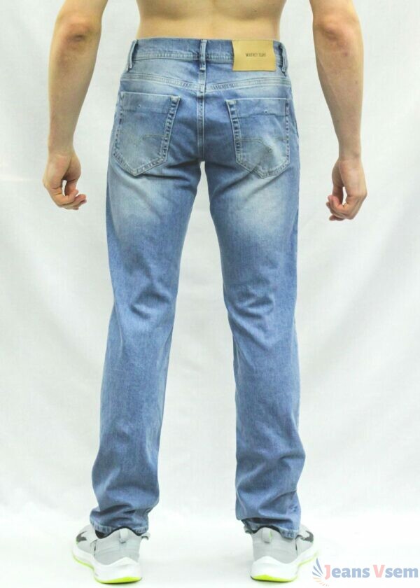 Голубые джинсы с потертостями арт. 12947/20 Jeans Vsem