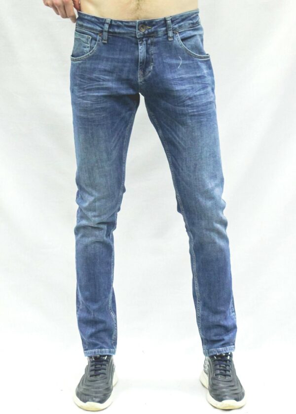 Синие джинсы с потертостями арт. 12951/20 Jeans Vsem