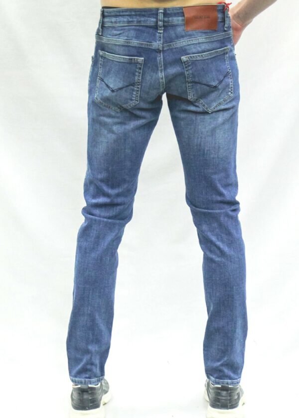 Синие джинсы с потертостями арт. 12951/20 Jeans Vsem