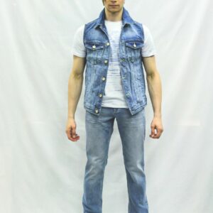 Джинсовая жилетка арт. 40365/20 Jeans Vsem