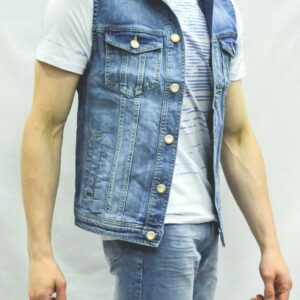 Джинсовая жилетка арт. 40365/20 Jeans Vsem